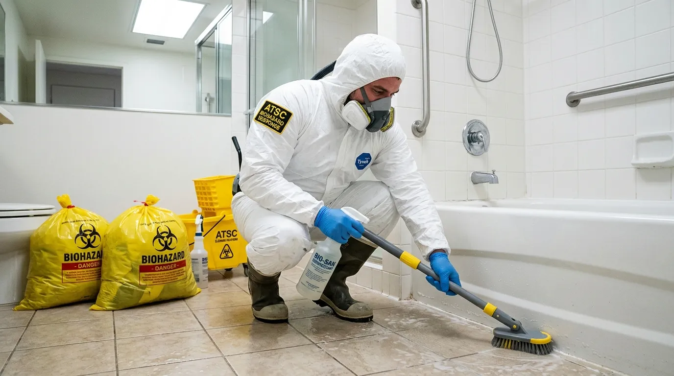 Decontamination equipment deployed for Blood Cleanup in Osprey